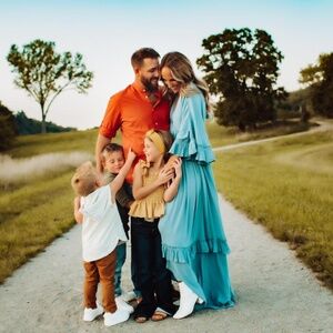 Free People Paradiso Maxi Dress In Blue Splendor Medium